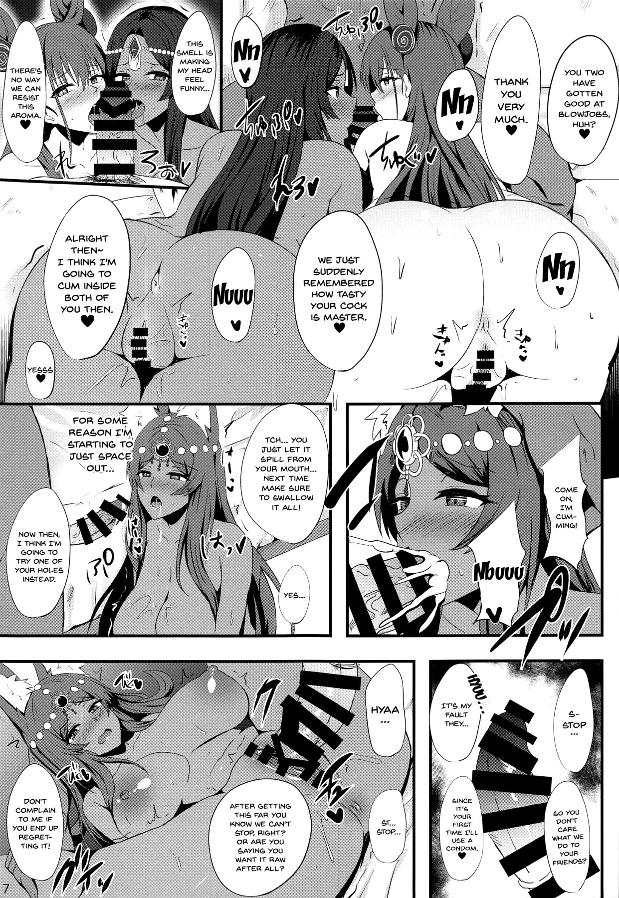 Hentai Manga Comic-Meeting Together With Servants And Fucking Them Raw Until They Fall-Read-5